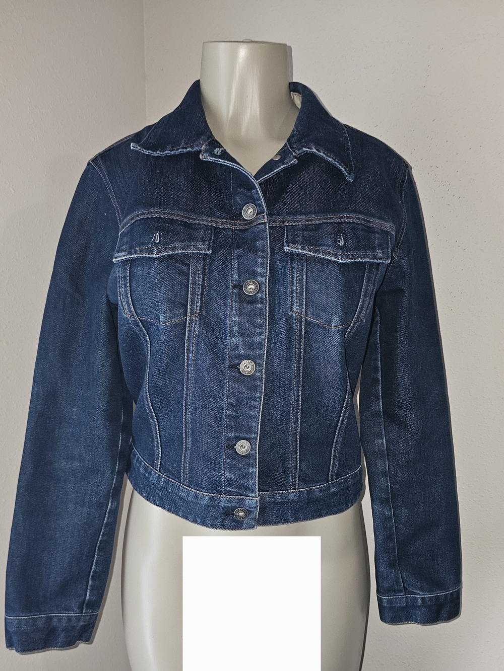 Gap Classic Dark Blue Denim Jacket - Women's
